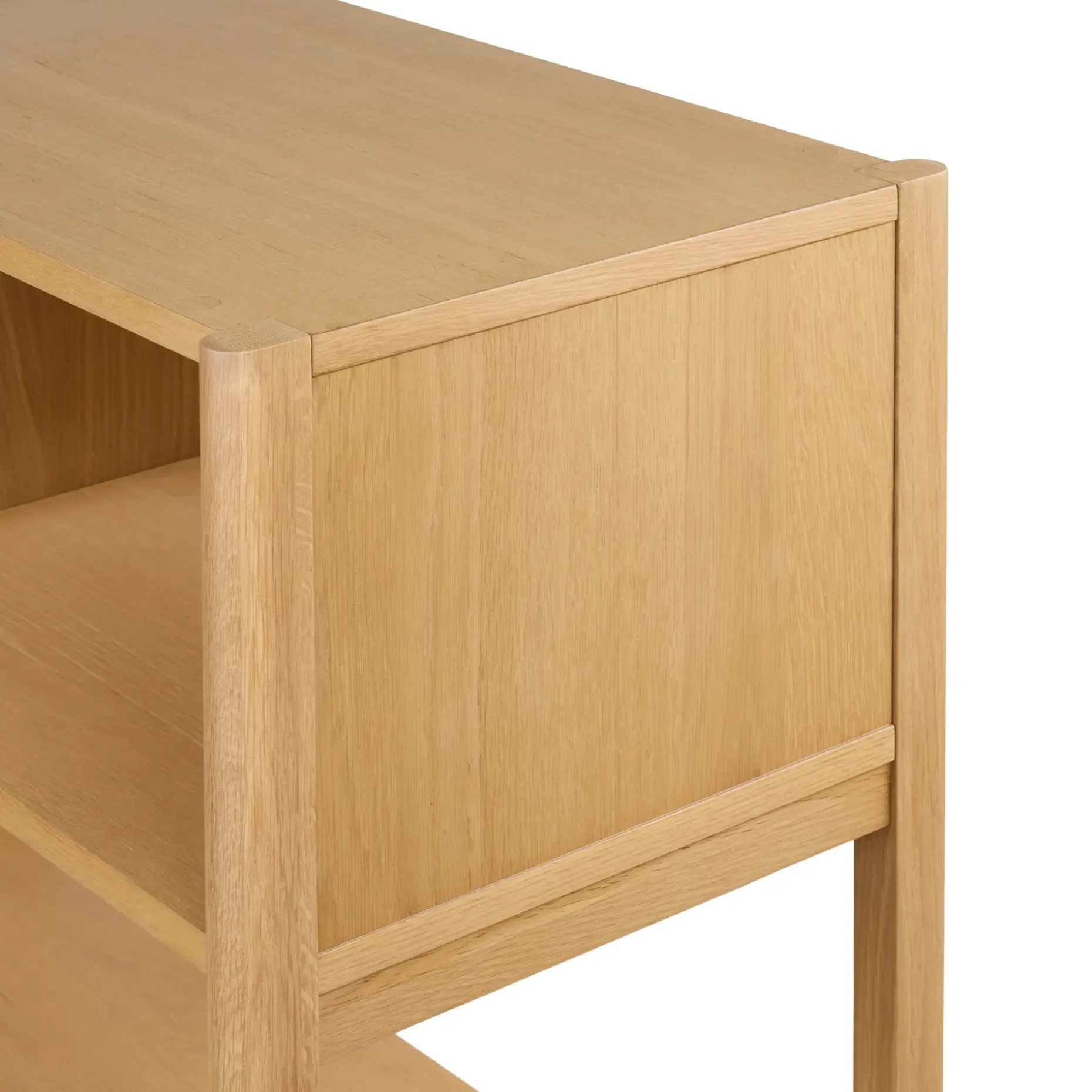 Mysen 34" Bookcase, Tall - Natural Oak