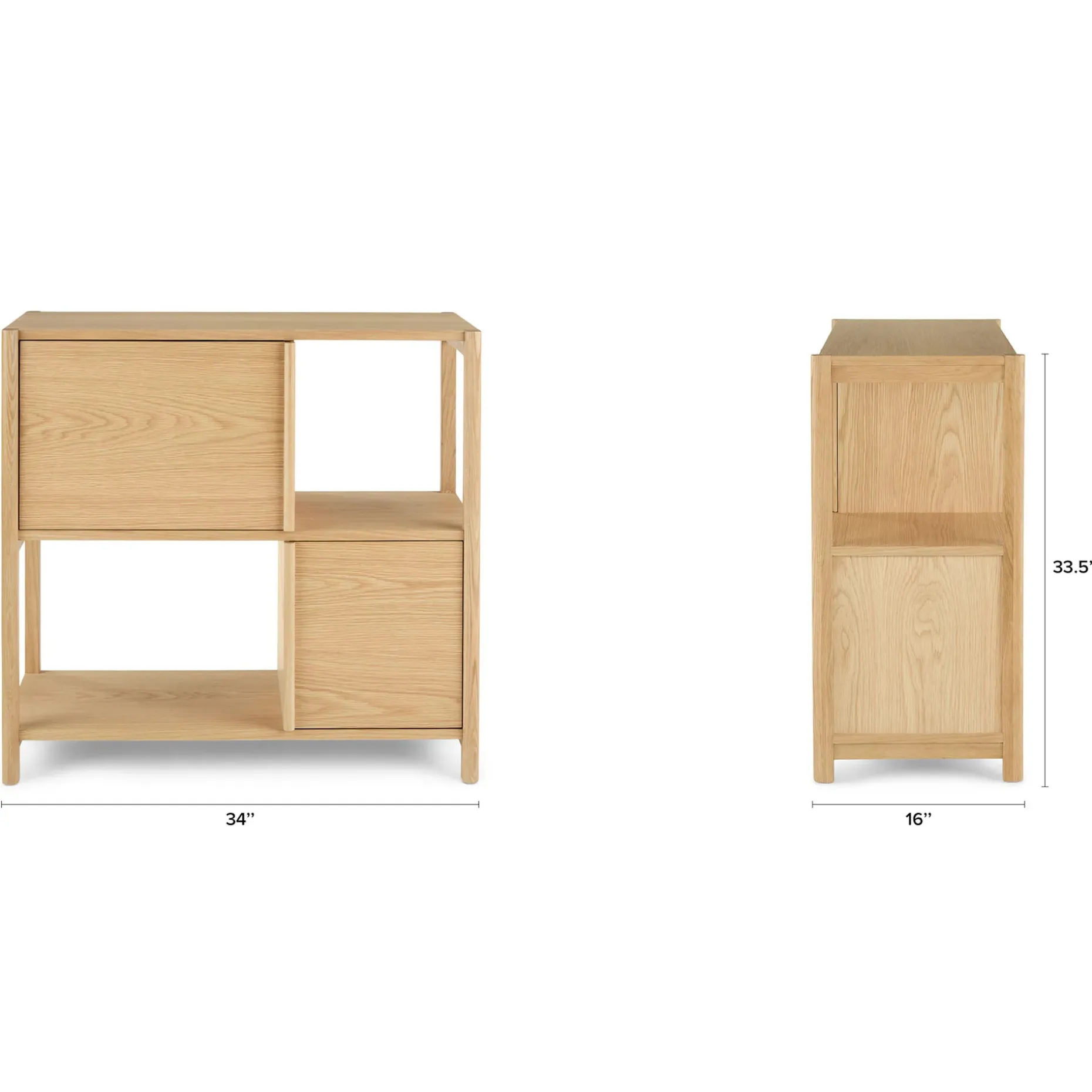 Mysen 33.5" Cabinet - Natural Oak