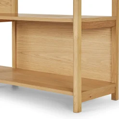 Mysen 64" Shelving Unit, Short - Natural Oak