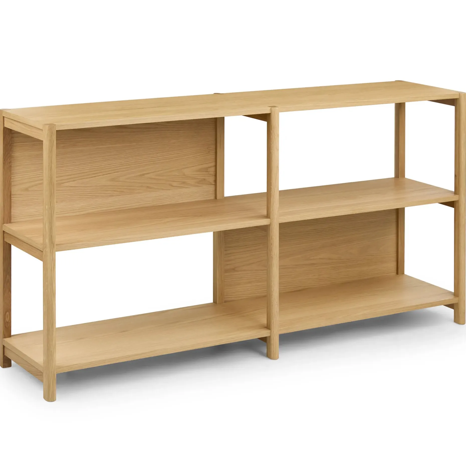 Mysen 64" Shelving Unit, Short - Natural Oak