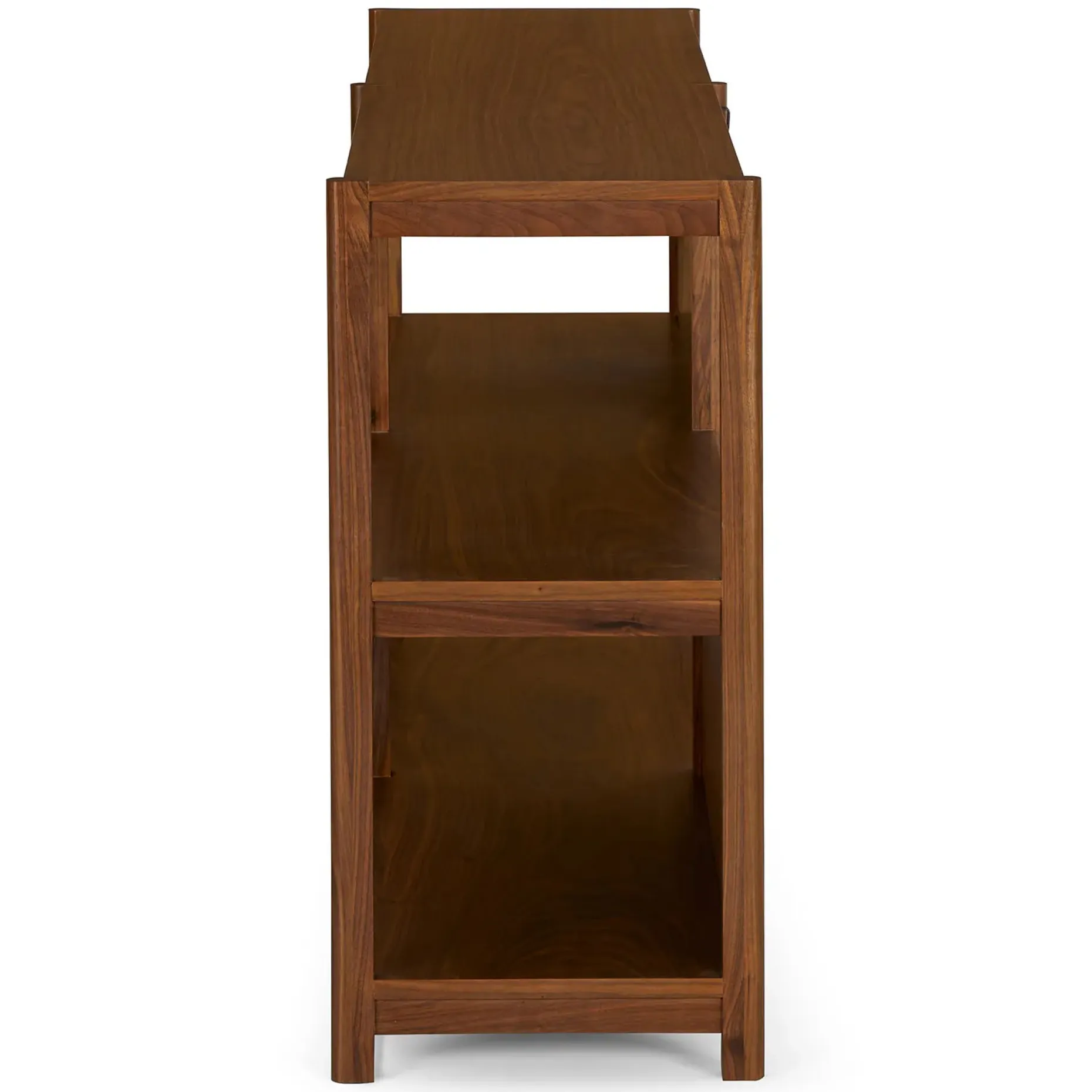 Mysen 64" Shelving Unit, Short - Walnut