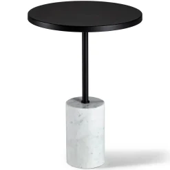 Narro Marble Side Table - Black