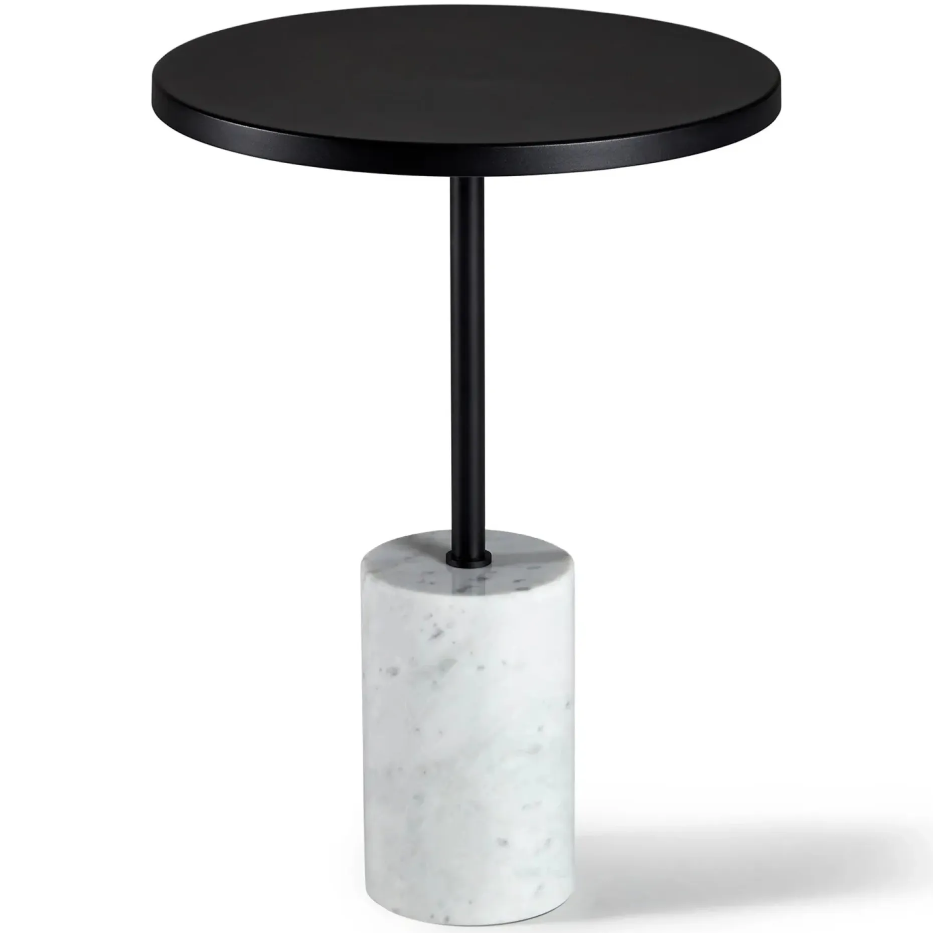 Narro Marble Side Table - Black