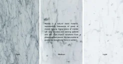 Narro Marble Side Table - Black