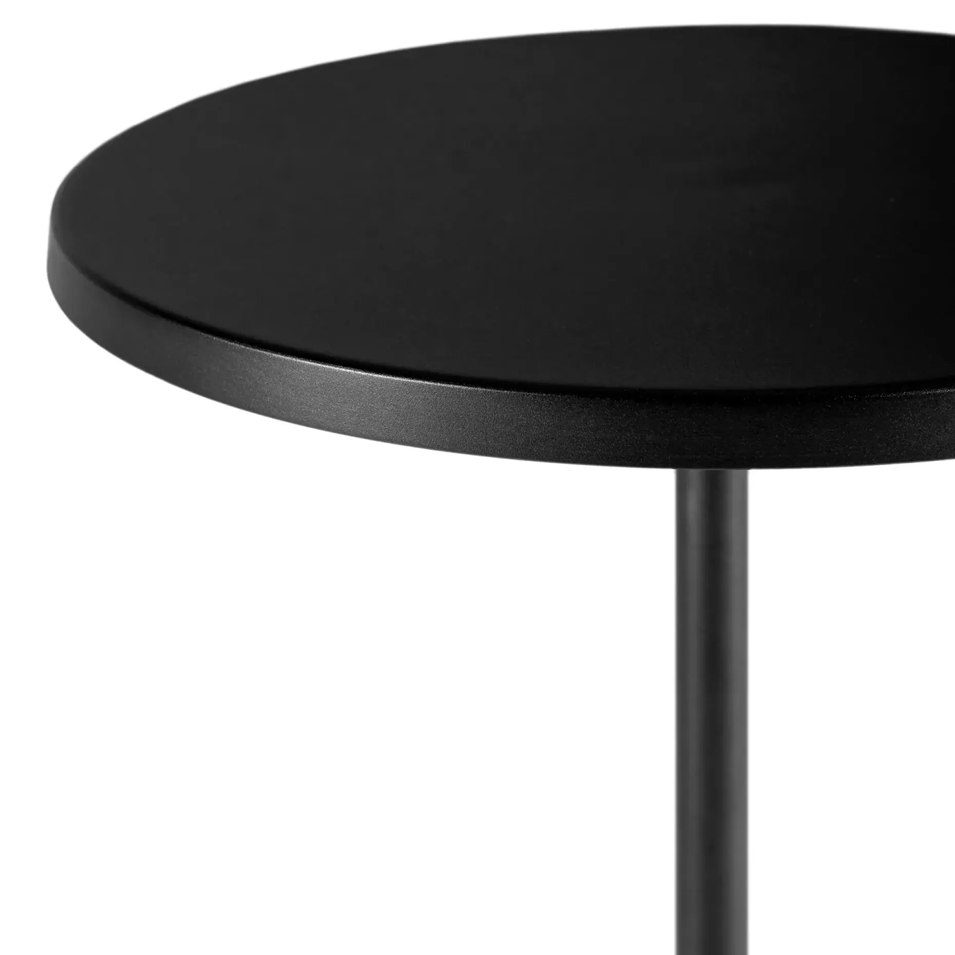 Narro Marble Side Table - Black