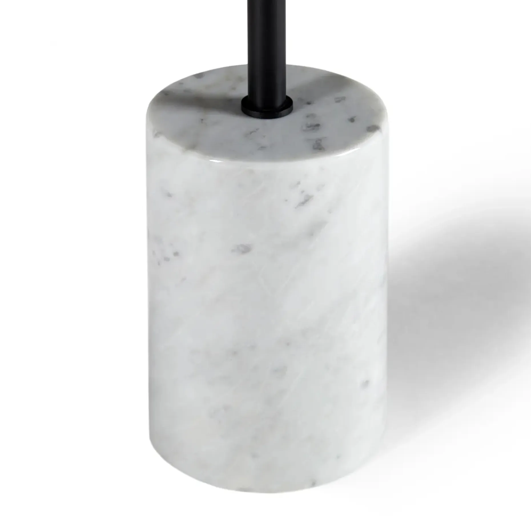 Narro Marble Side Table - Black