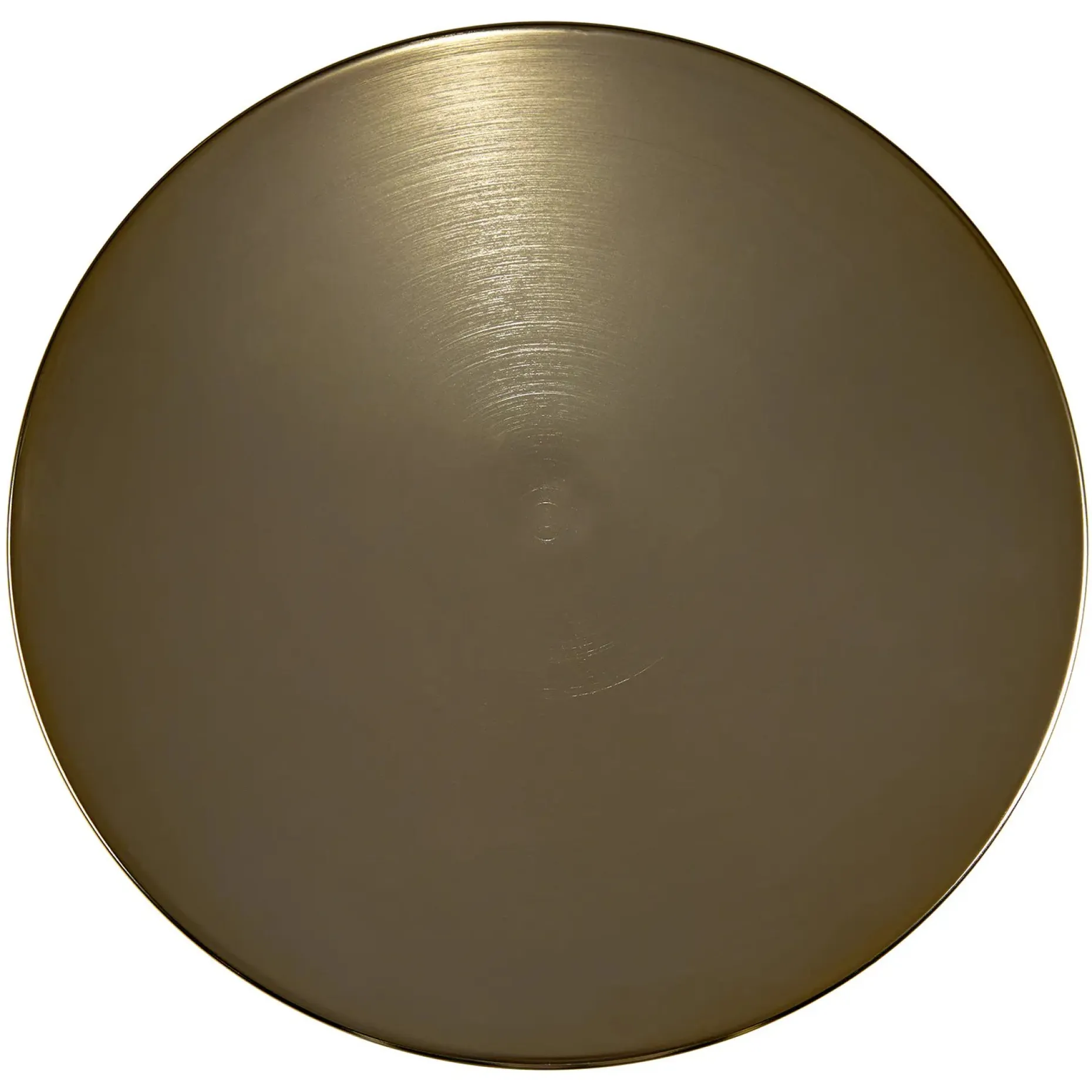 Narro Marble Side Table - Brass