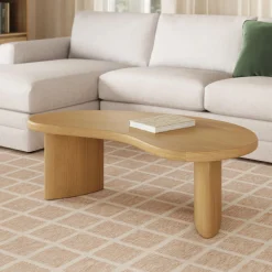 Neah 49" Coffee Table - Natural Oak
