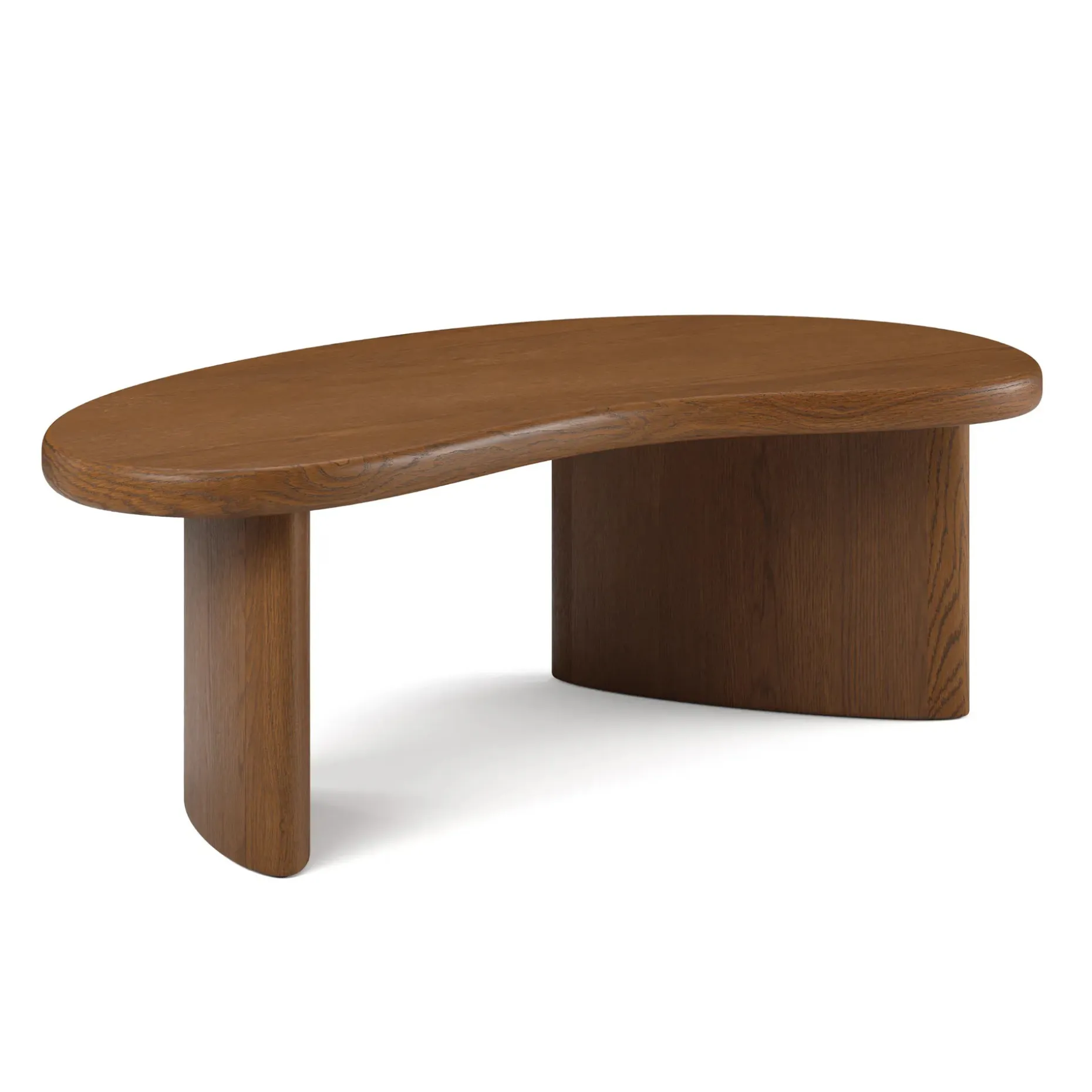 Neah 49" Coffee Table - Smoked Oak