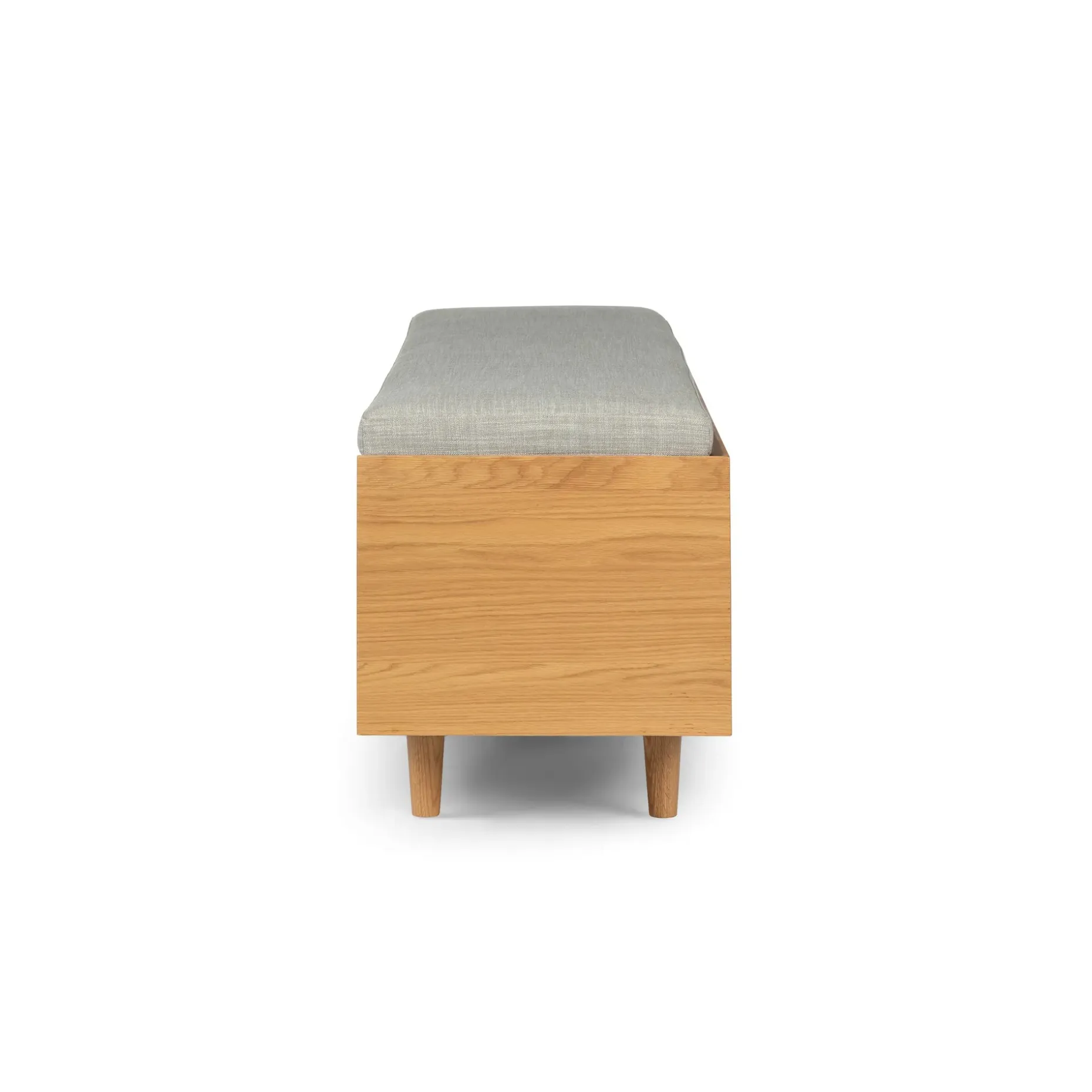 Nederin 55.5" Bench - Oak and Rain Cloud Gray