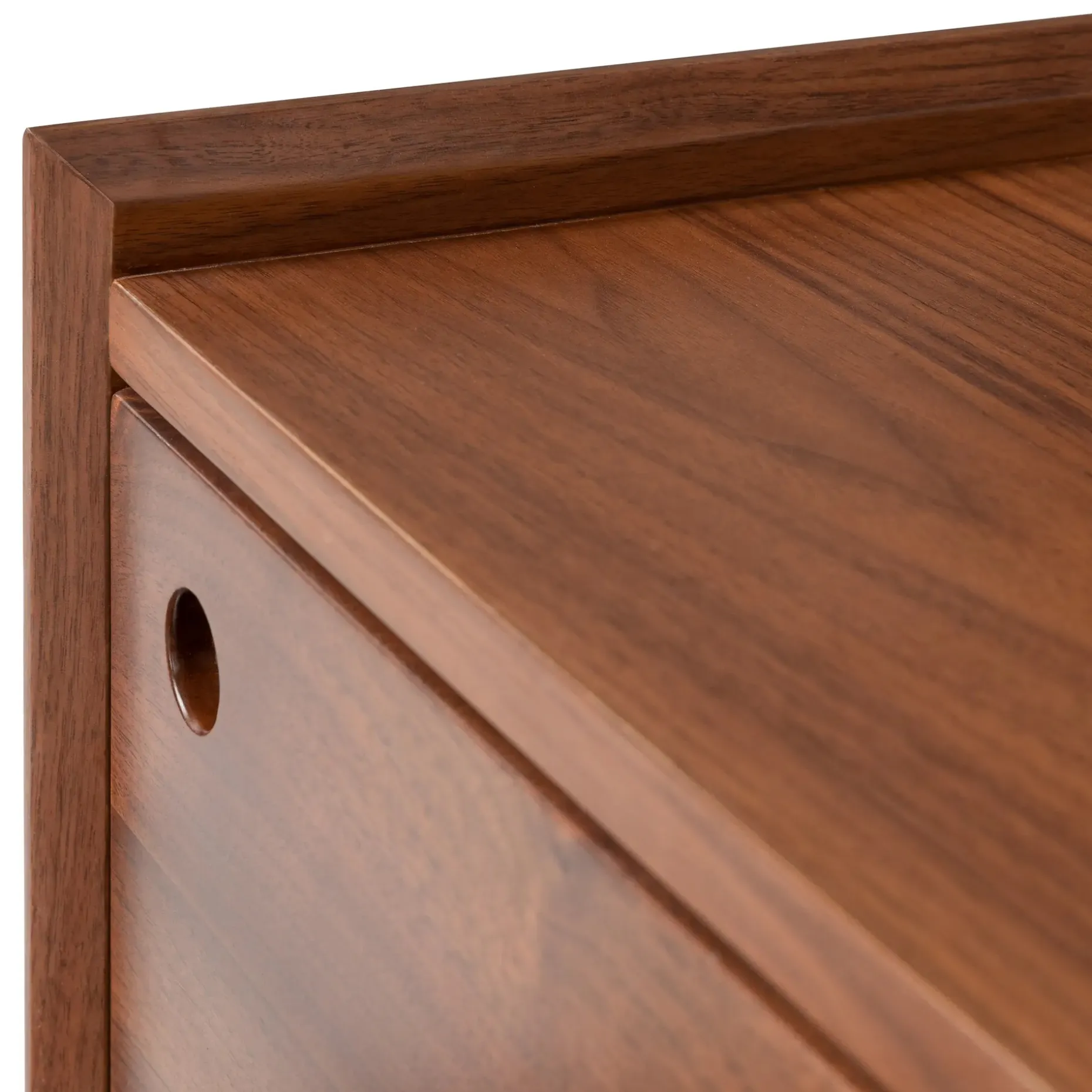 Nederin 55.5" Bench - Walnut and Pebble Gray