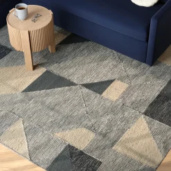 Nelsa 8 x 10 Rug - Geo Blue