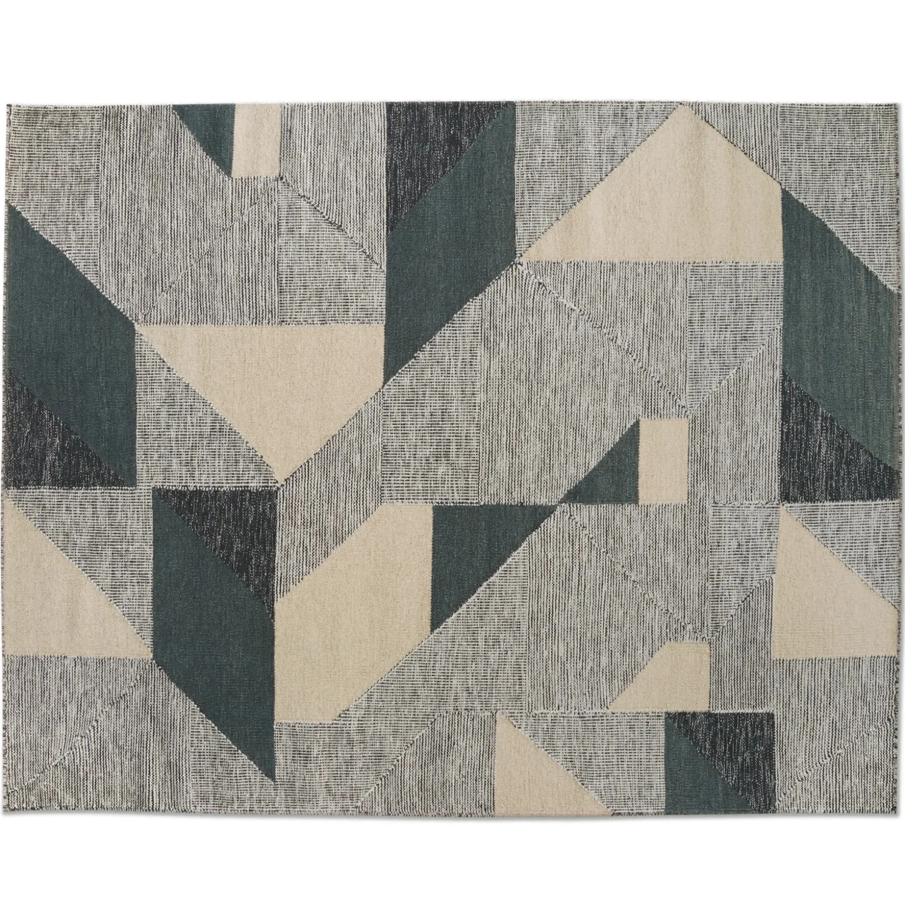 Nelsa 8 x 10 Rug - Geo Blue