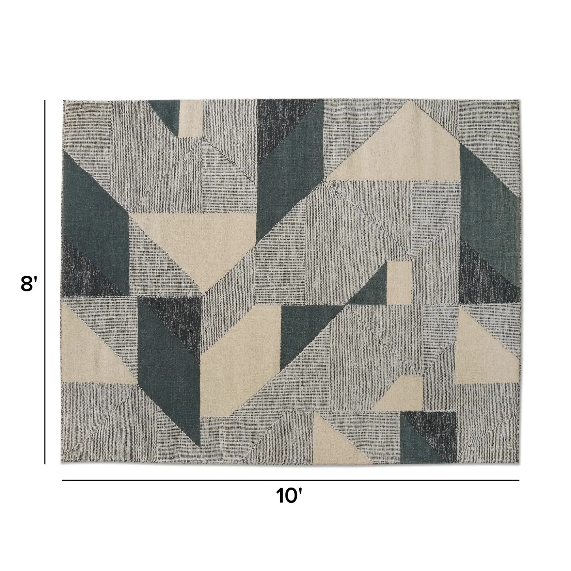 Nelsa 8 x 10 Rug - Geo Blue
