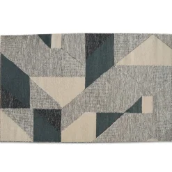 Nelsa 5 x 8 Rug - Geo Blue