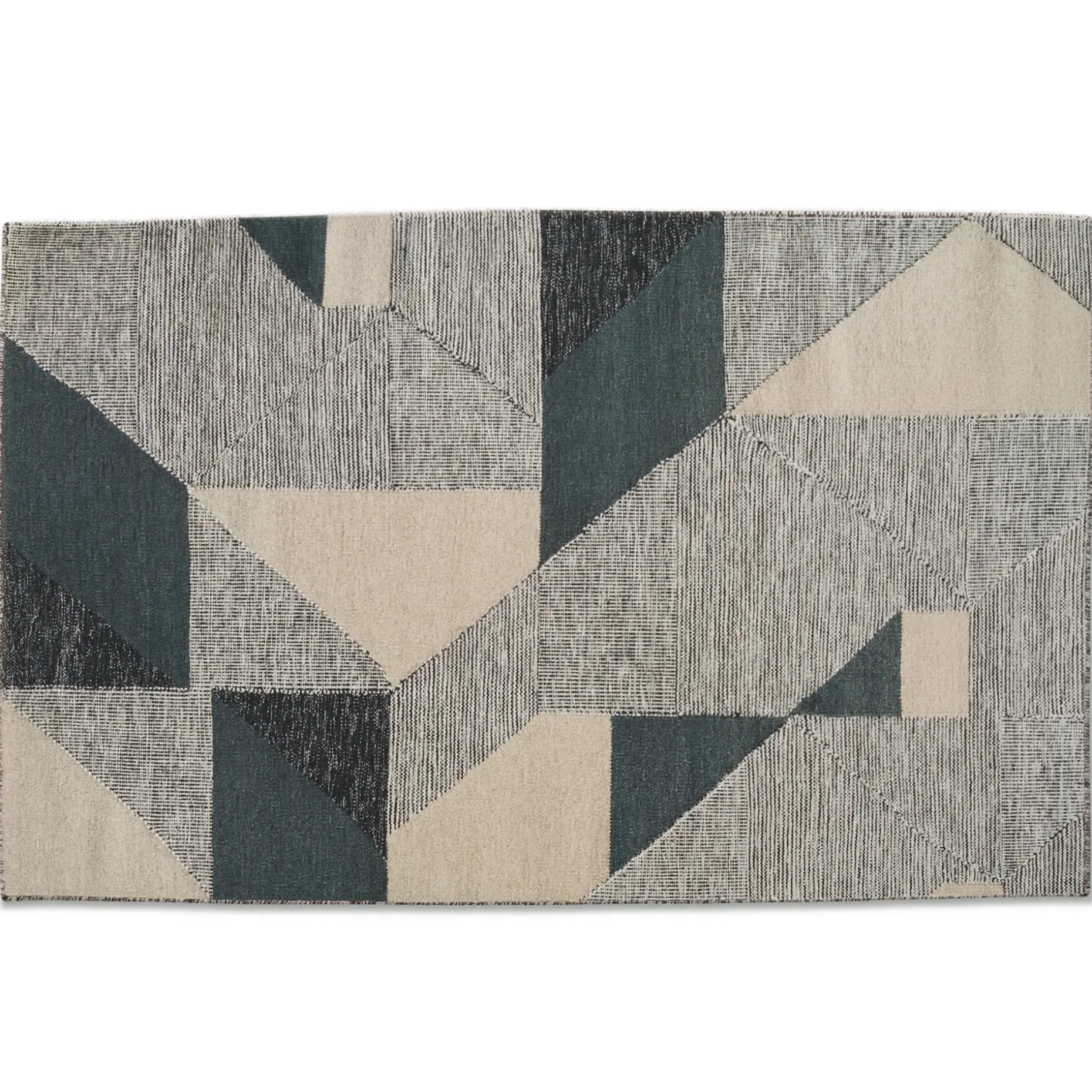 Nelsa 5 x 8 Rug - Geo Blue