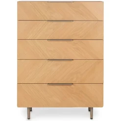 Nera 5-Drawer Chest - Oak