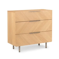 Nera 3-Drawer Chest - Oak
