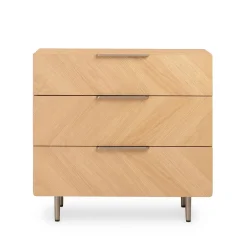 Nera 3-Drawer Chest - Oak