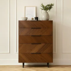 Nera 5-Drawer Chest - Walnut