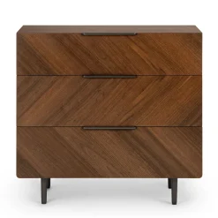 Nera 3-Drawer Chest - Walnut