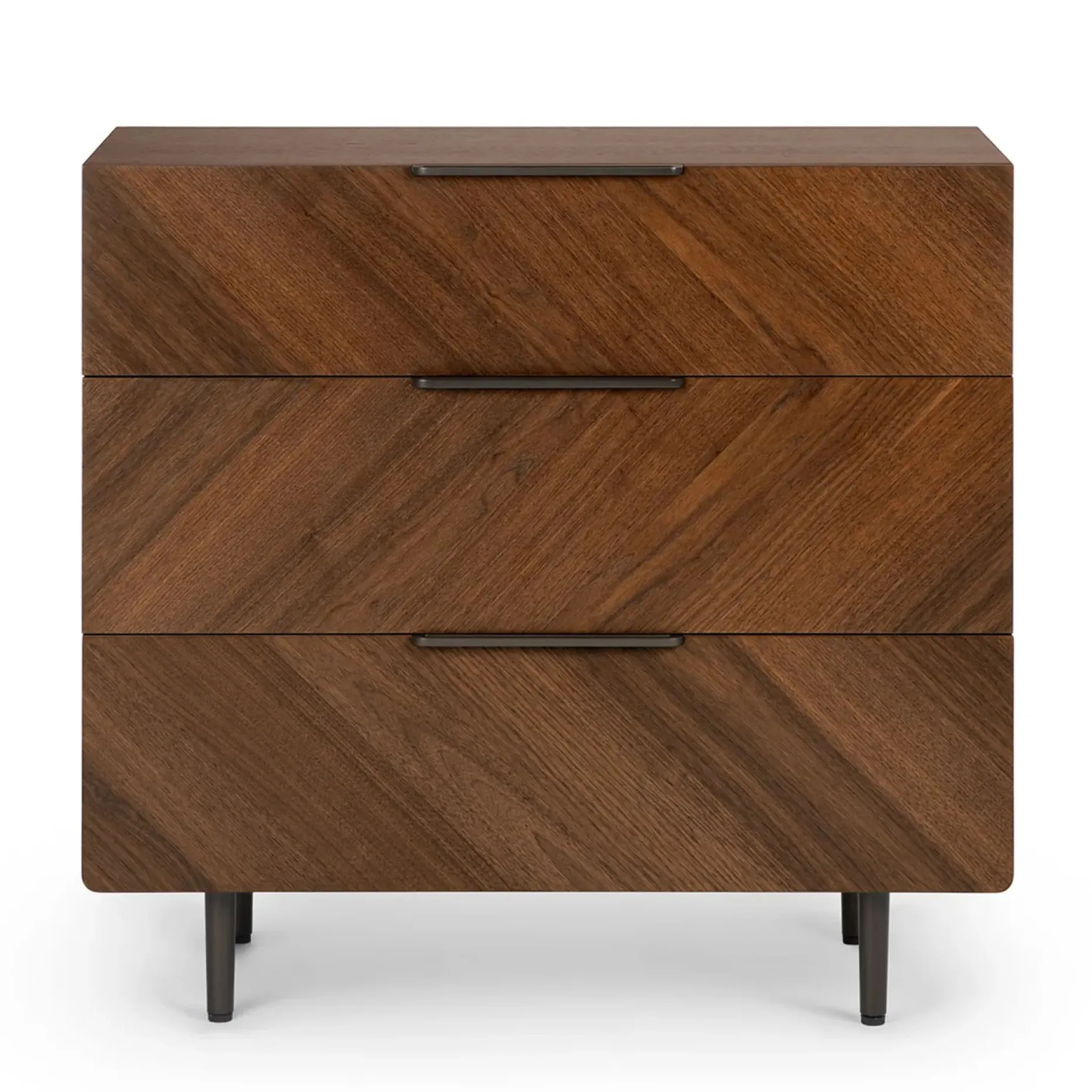 Nera 3-Drawer Chest - Walnut