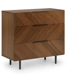 Nera 3-Drawer Chest - Walnut