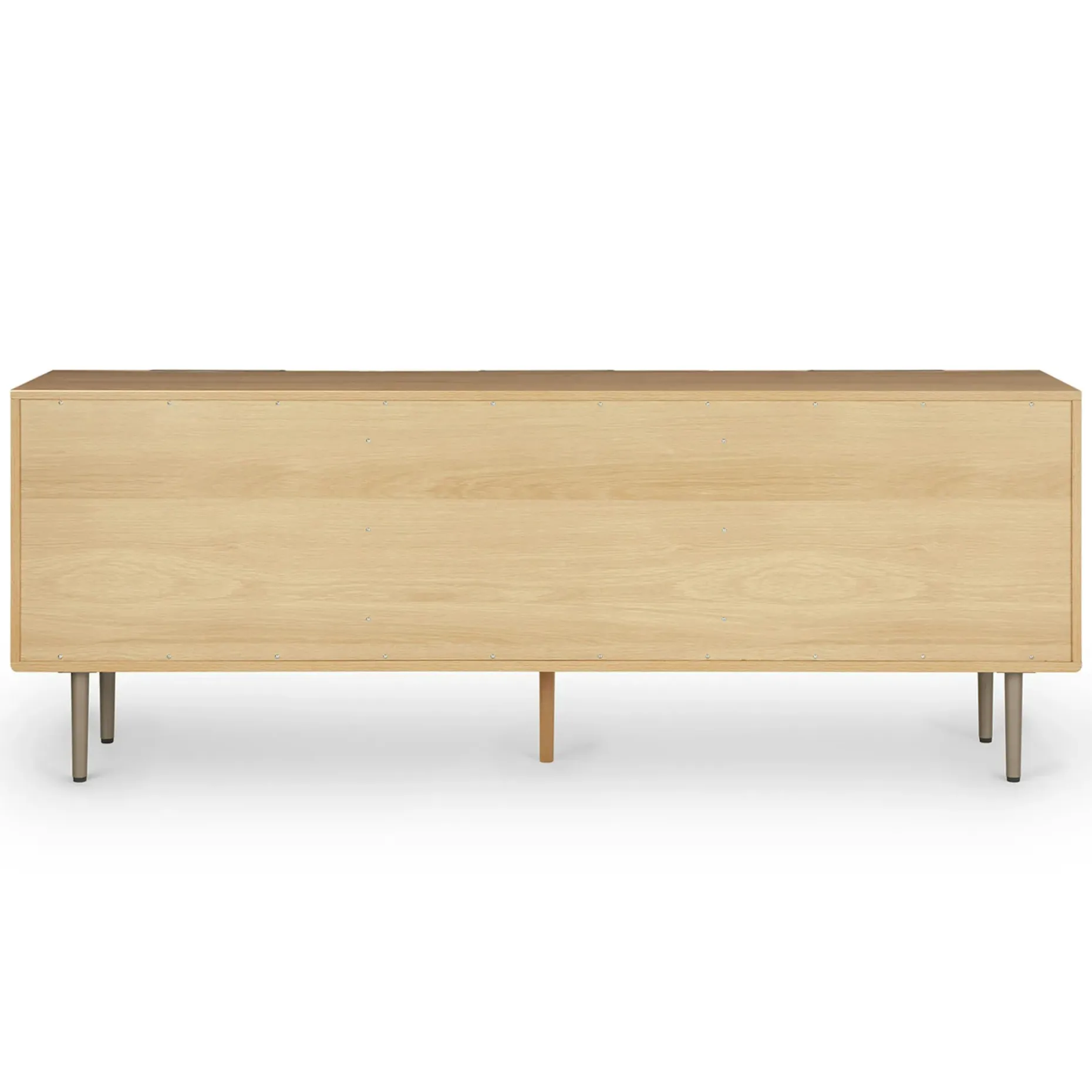 Nera 6-Drawer Low Triple Dresser - Oak