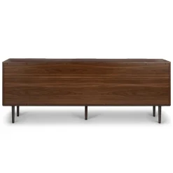 Nera 6-Drawer Low Triple Dresser - Walnut
