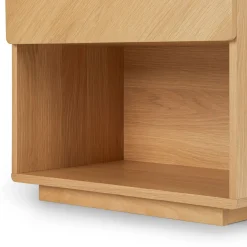 Nera 1-Drawer Nightstand - Oak