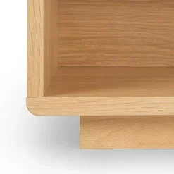 Nera 1-Drawer Nightstand - Oak