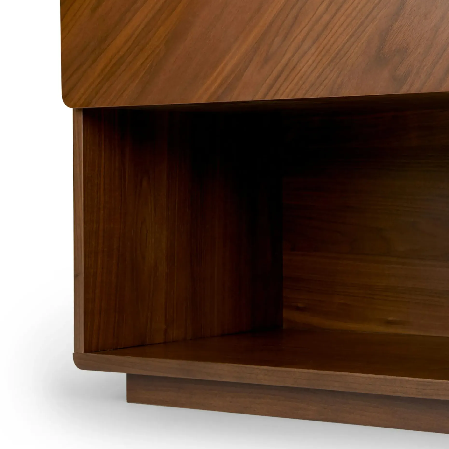 Nera 1-Drawer Nightstand - Walnut