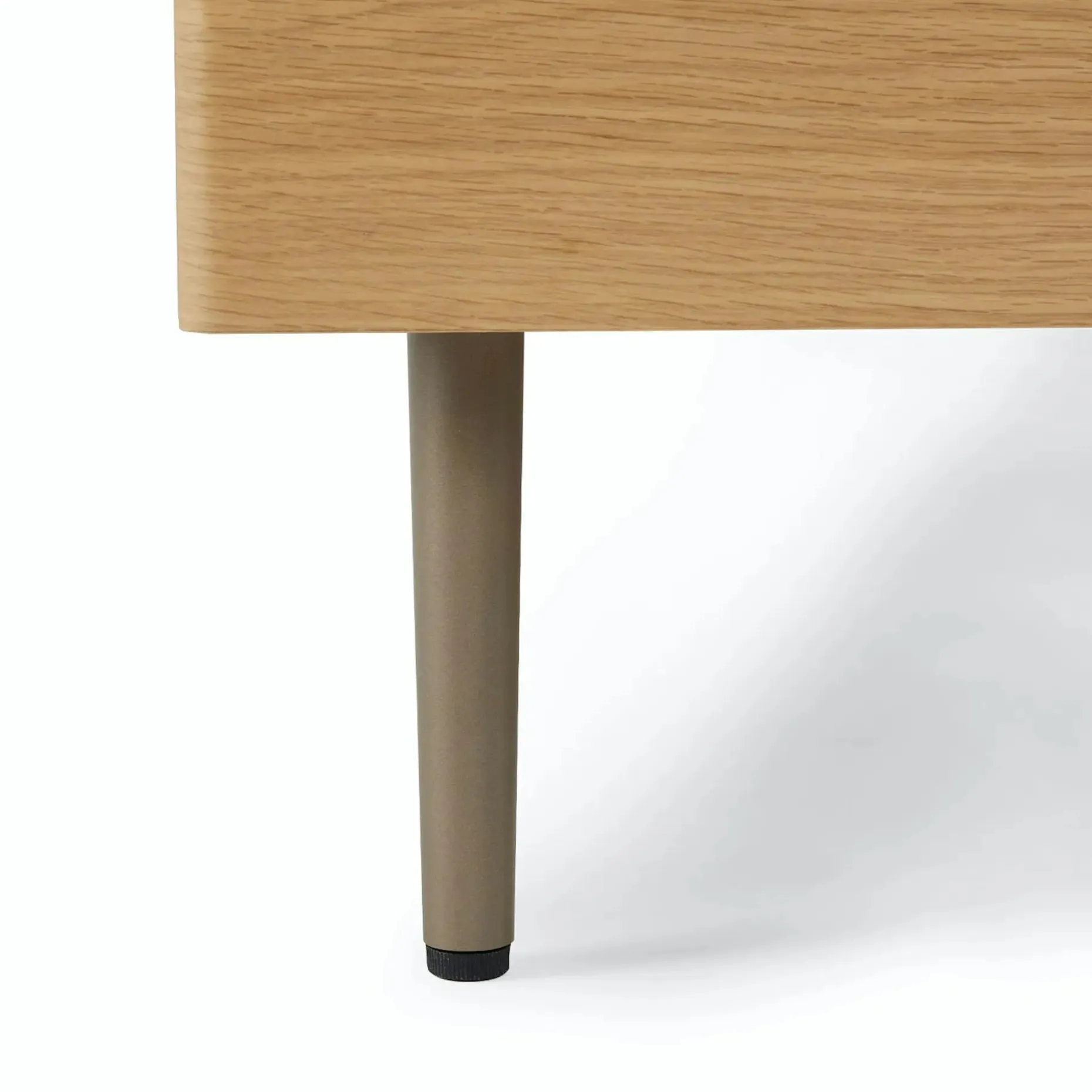 Nera King Low Profile Bed - Oak