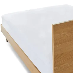 Nera King Low Profile Bed - Oak