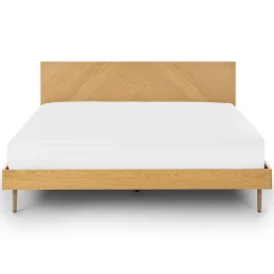 Nera King Low Profile Bed - Oak