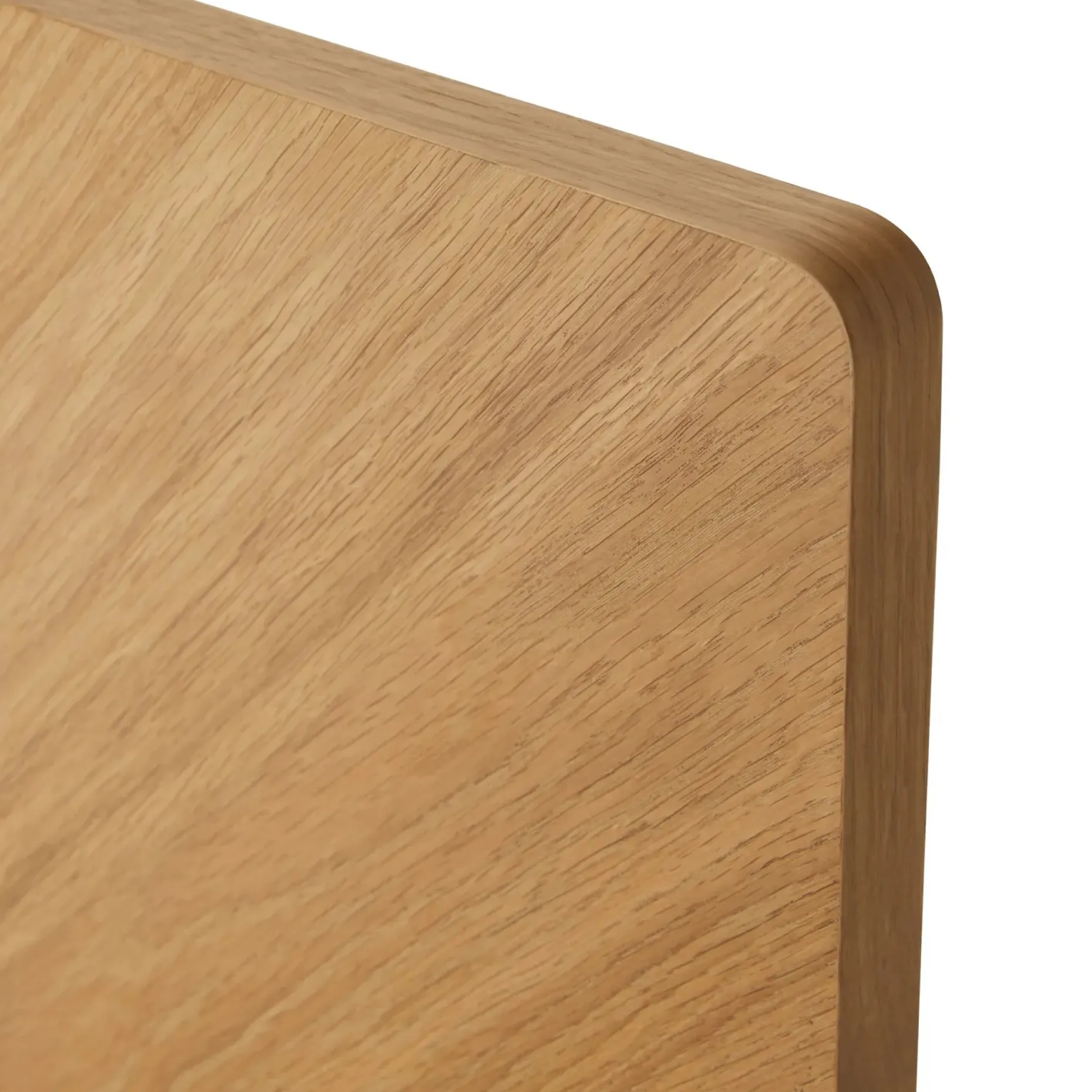 Nera King Low Profile Bed with Nightstands Set - Oak