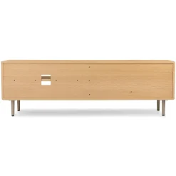 Nera 63" Low Media Unit - Oak