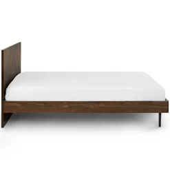 Nera Queen Low Profile Bed - Walnut