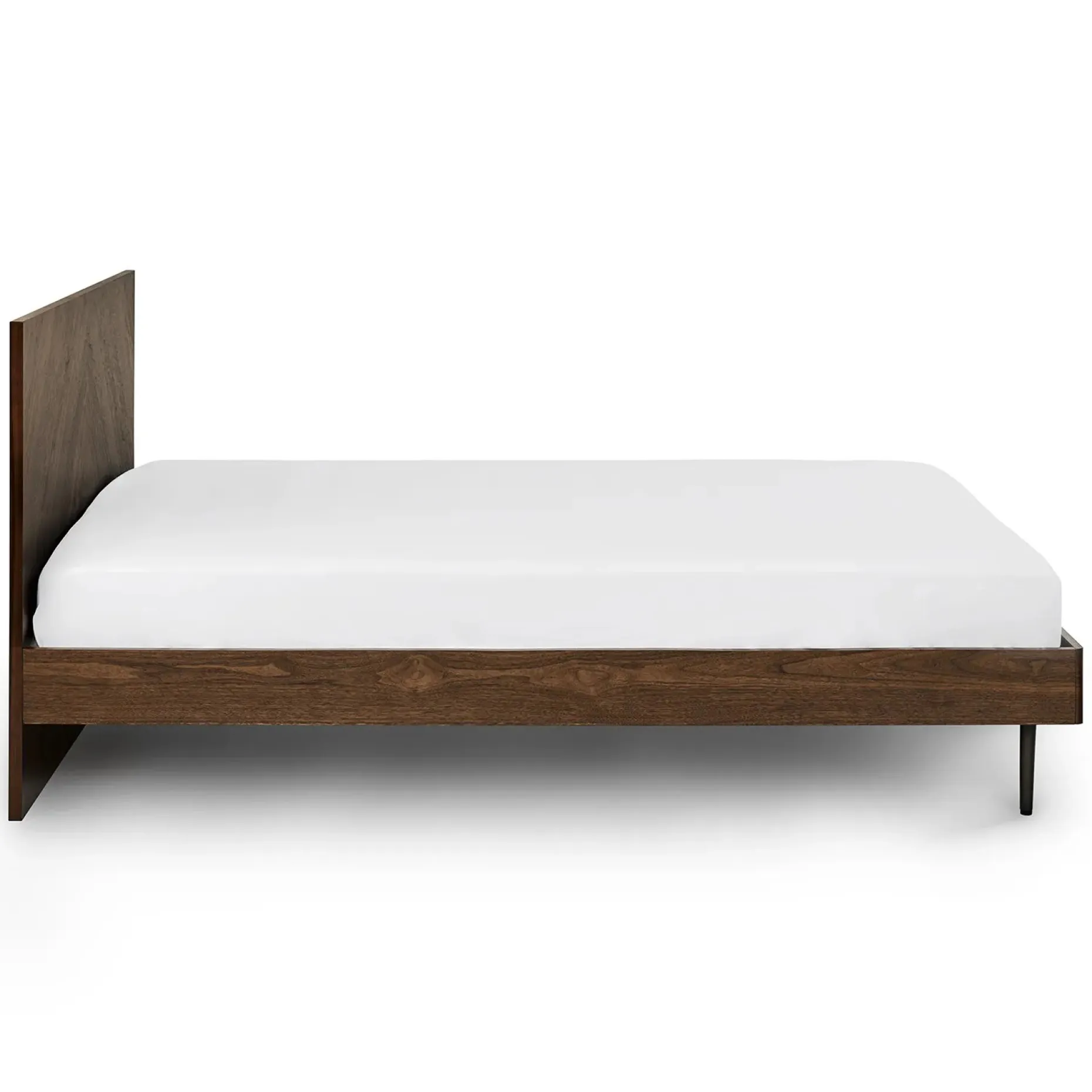 Nera Queen Low Profile Bed - Walnut