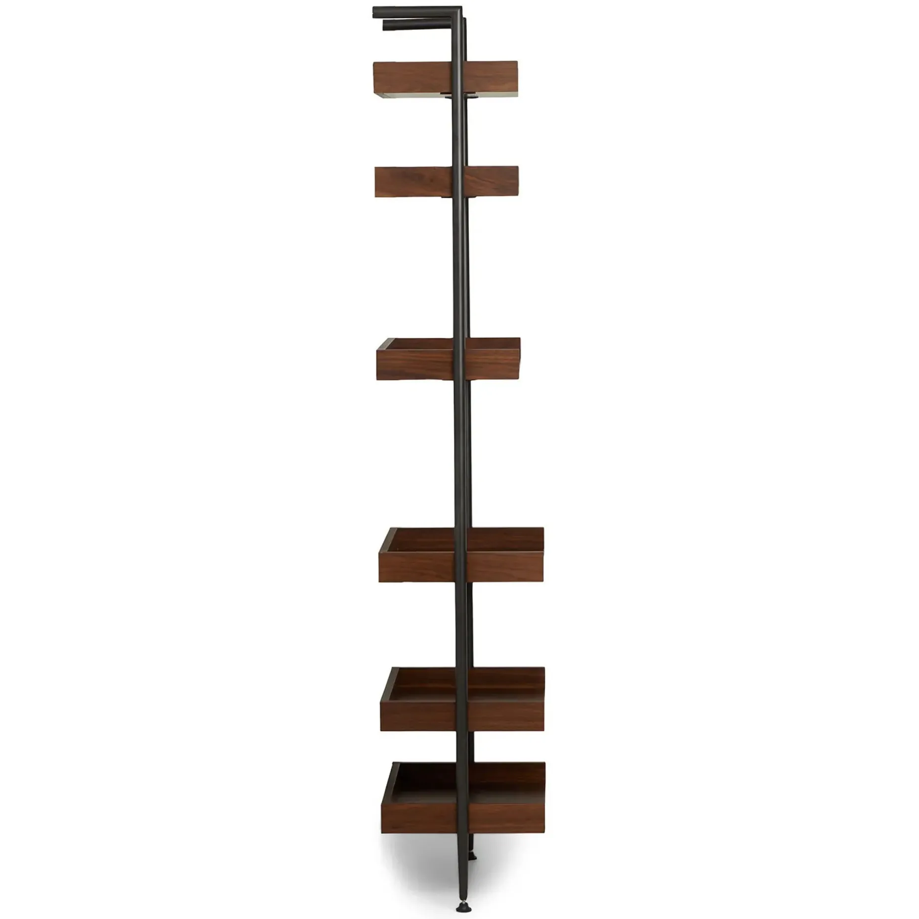 Newberry 19.5" Shelving Unit, Narrow - Walnut