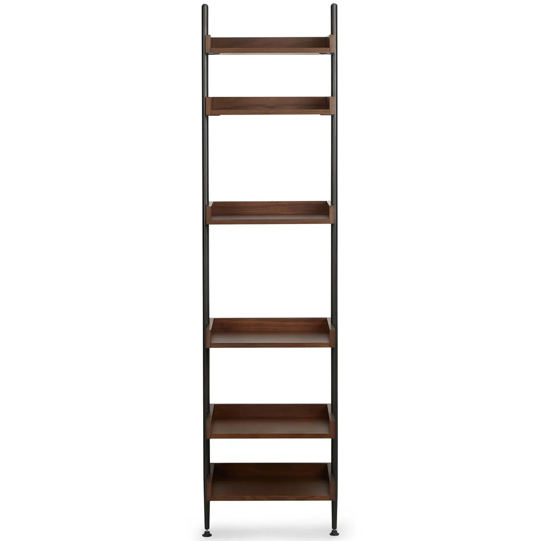Newberry 19.5" Shelving Unit, Narrow - Walnut