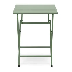 Nina Outdoor Folding Cafe Table - Khaki Green