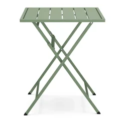 Nina Outdoor Folding Cafe Table - Khaki Green