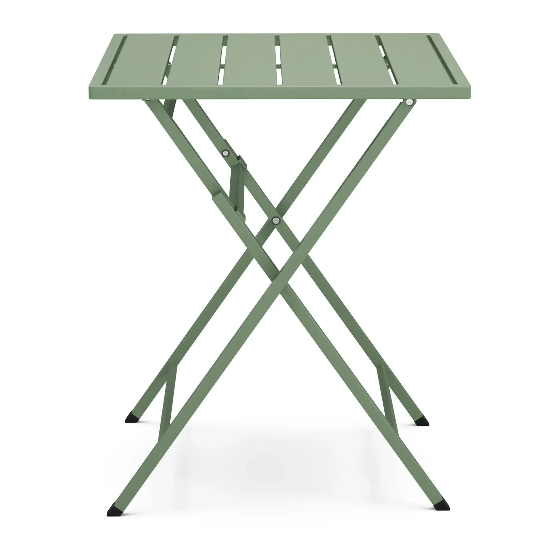 Nina Outdoor Folding Cafe Table - Khaki Green