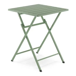 Nina Outdoor Folding Cafe Table - Khaki Green