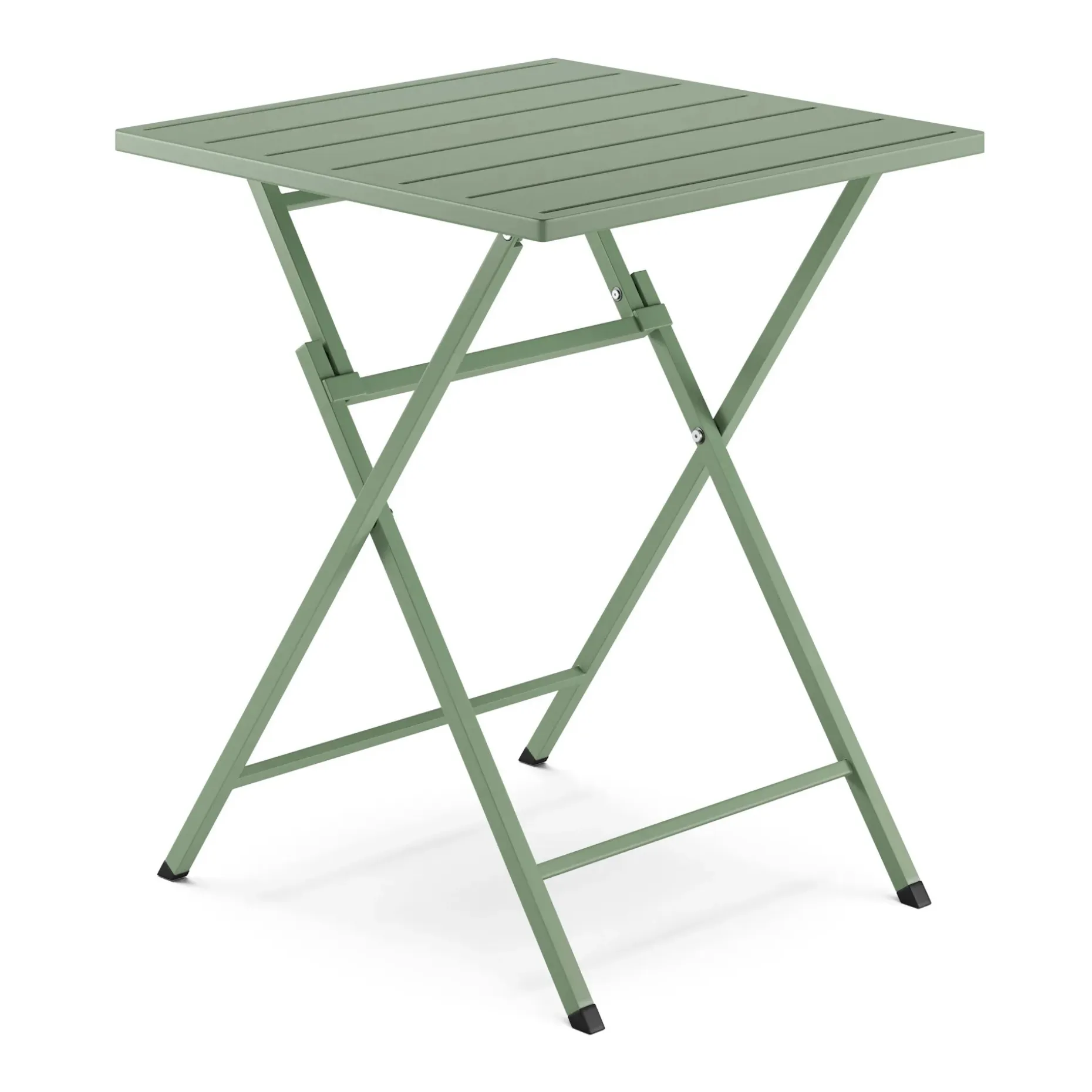 Nina Outdoor Folding Cafe Table - Khaki Green