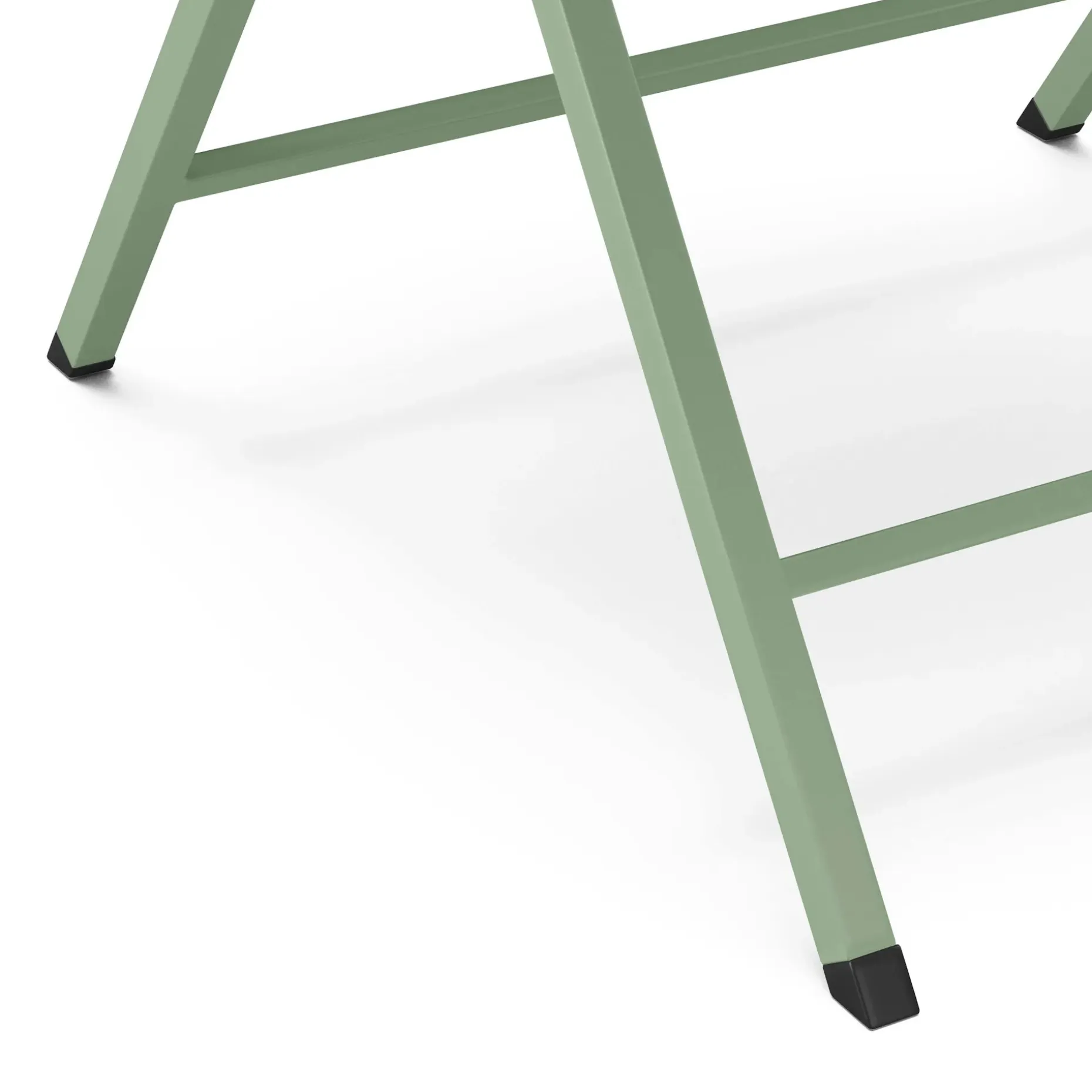 Nina Outdoor Folding Cafe Table - Khaki Green