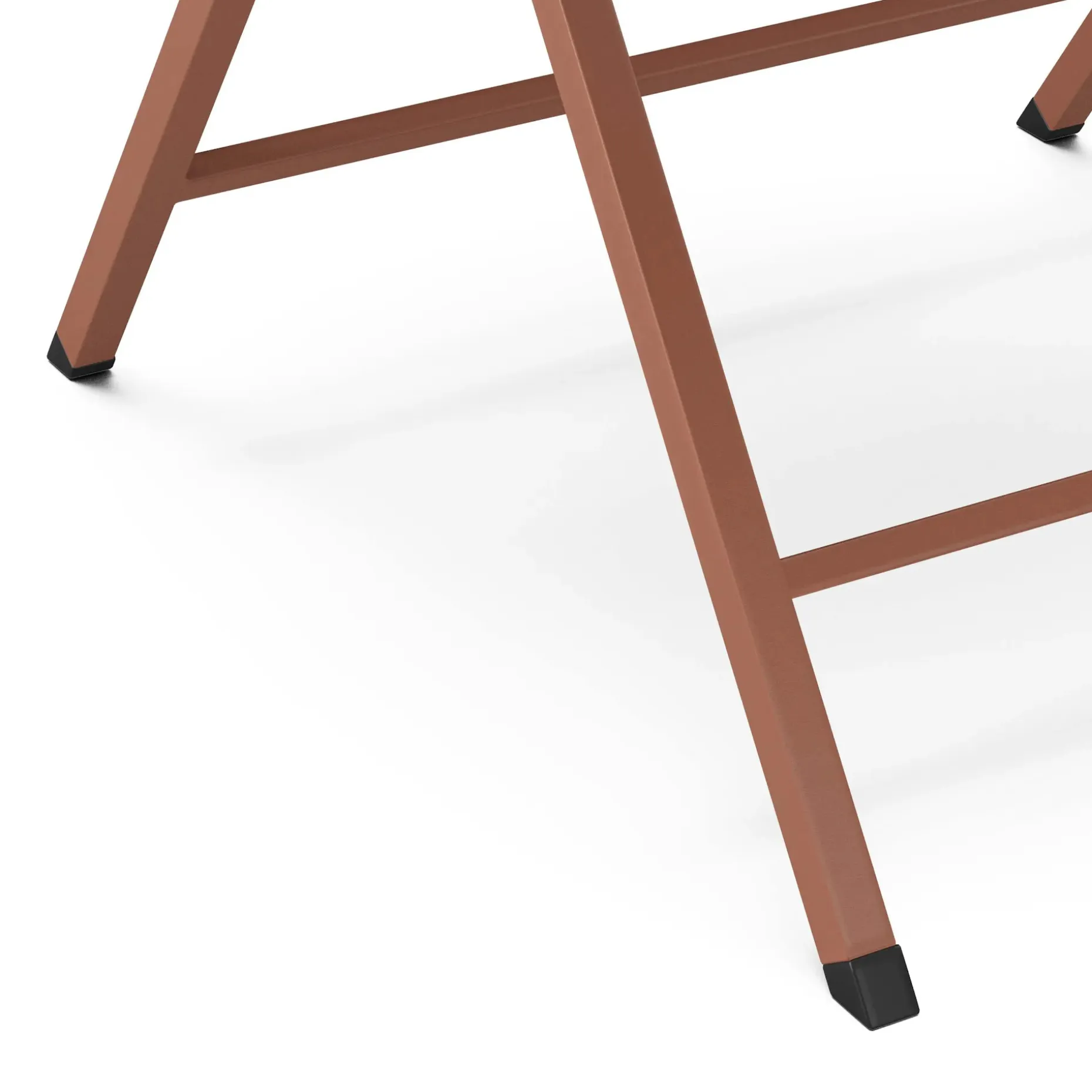 Nina Outdoor Folding Cafe Table - Ochre Brown