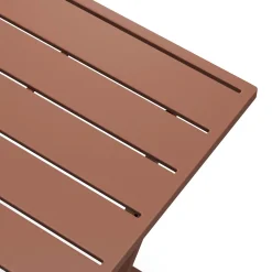 Nina Outdoor Folding Cafe Table - Ochre Brown