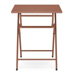 Nina Outdoor Folding Cafe Table - Ochre Brown